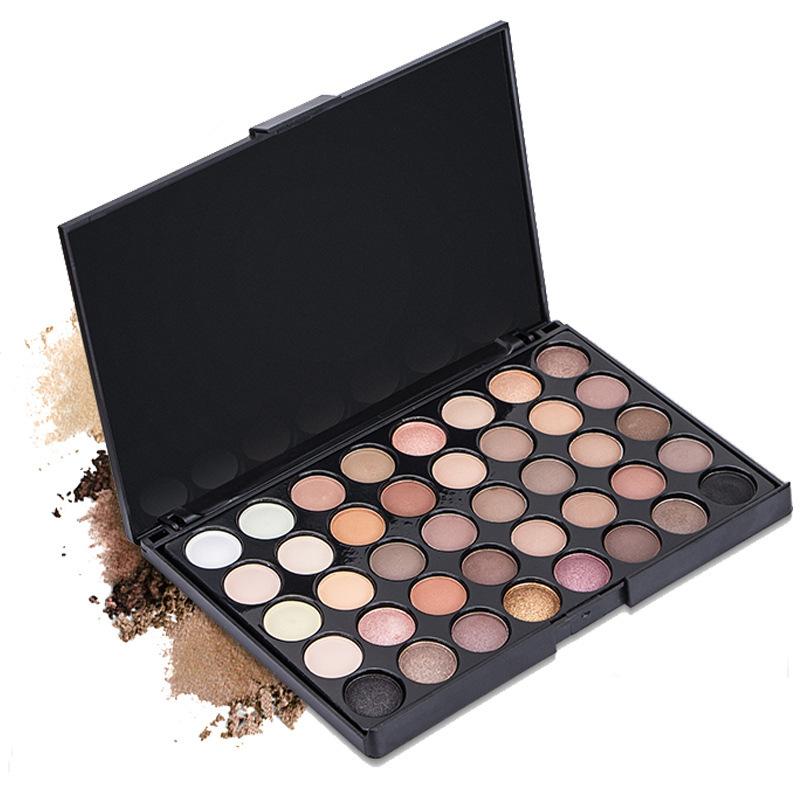 40-Color Eyeshadow Disc, Multi-color Mix and Match Powder, Even and Obedient, Non-flying Powder Eyeshadow Makeup