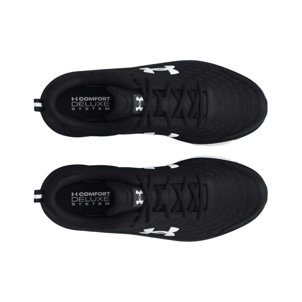 Under Armour Заряженные Assert 10 черные белые женские кроссовки 3026179-001