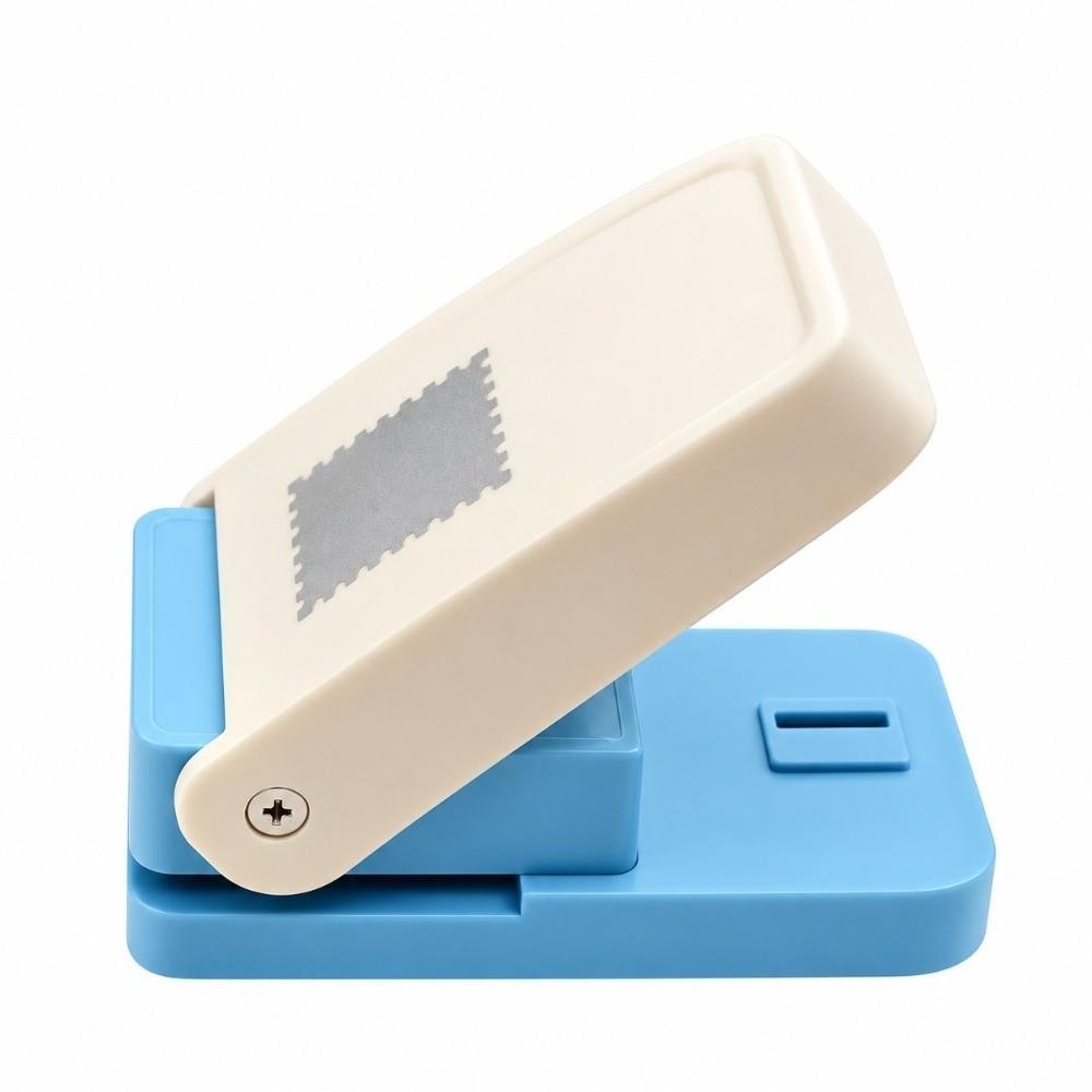 Rectangular Paper Punch Lever Action Embossing Punching Machine Postage Stamp Punch Card Making