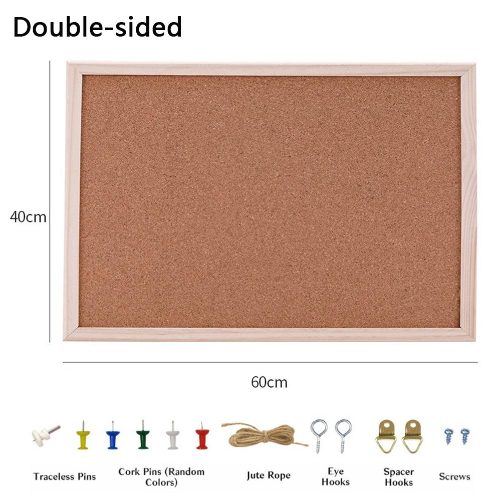 DIY Cork Board Wood Photo Background Pictures Wall Plate Letter Message Boards