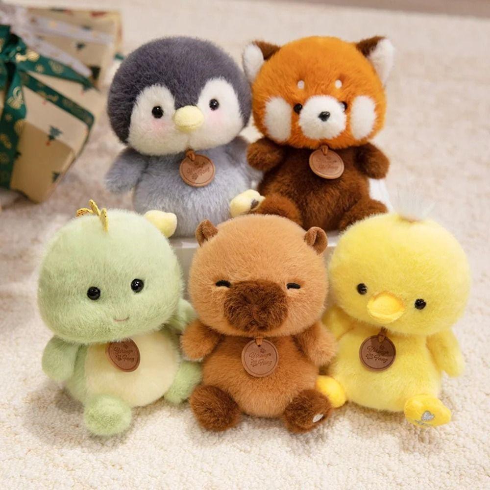 Stuffed Animals Elephant Plush Doll Red Panda Capybara Stuffed Toy For Children