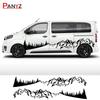 Наклейки на борт фургона Комплект наклеек Для Toyota ProAce Verso Городской автомобиль Кемпер Графика Горы Лес Наружное Виниловый Декор Наклейка