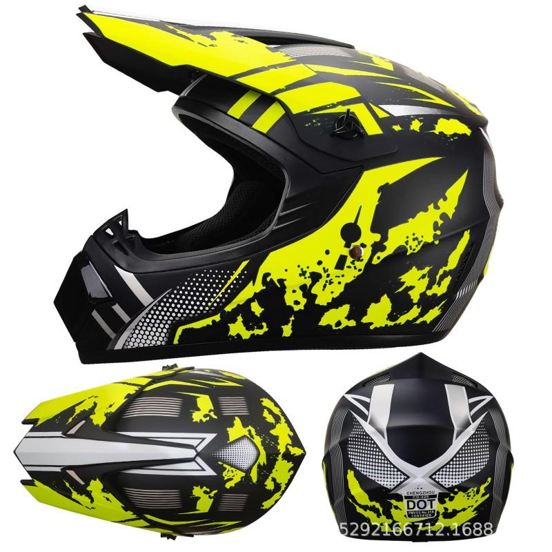 Full Face Mountain Bike Helmet Downhill Cycling Youth Adult ABS Safety Gear In 4 Storm Colors