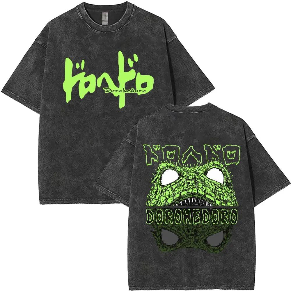 Anime Dorohedoro Kaiman Graphic Print TShirt Men Women Cotton Gothic Streetwear Hip Hop Fashion Summer Casual Oversized New Tee