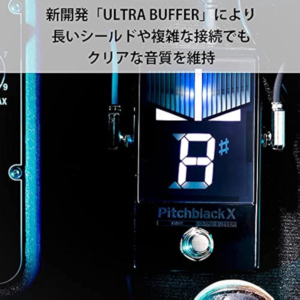 KORG (KORG) Guitar/Bass Pedal Tuner Pitchblack X ± 0.1 Cent High Accuracy Ultra Buffer True Bypas...