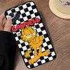 Милый Аниме Кот Гарфилд Чехол для Телефона для iPhone 12 11 13 14 15 16 17 Pro Max Plus Mini Чехол