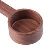 Brown Wooden Measuring Spoon Long Handle Kitchen Measuring Tools  Coffee Measuring