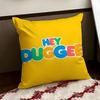 HHey Duggee cartoon Cushion Cover Reversible Soft Durable Pillow Cover Home  Car MultiScene Use for Daily Comfort