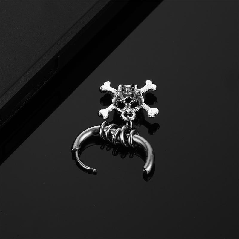 Jewelry For Women Men Hip Hop Piercing Earrings Pendientes Skull Bone Earring Statement Gifts