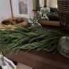 Гирлянда из норфолкской сосны Многоцелевая Реалистичная Рождественская гирлянда Подвесная сосновая декоративная гирлянда для каминной полки, камина, стола