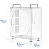 Geekria Acrylic Chassis Stand, Compatible with Apple Mac Studio for M1/M2/M4 Max, M1/M2/M3 Ultra, Computer Case Holder (Frosted)