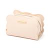 Francfranc Wave Shape Makeup Accessory Case Pouch, Small, Ivory, Pouch,