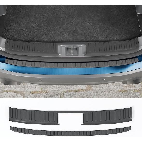 Rear Bumper Protector Compatible With -2025 Honda Pilot TPE Rear Bumper Guard Protection Anti-Scratch Internal & External Trunk Sill Cover For 2024