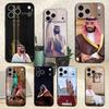Чехол для iPhone 15,16,12,14,17,13,11,Plus,Pro Max,8,7,XR,SE,XS,X,Mini с изображением Короля Салмана Аравийского, Мягкий Силикон, Черный
