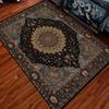 Retro Persian Entrance Door Mat European Style Distressed Home Decorations Carpets for Living Room Big Area Non-slip Bedroom Rug