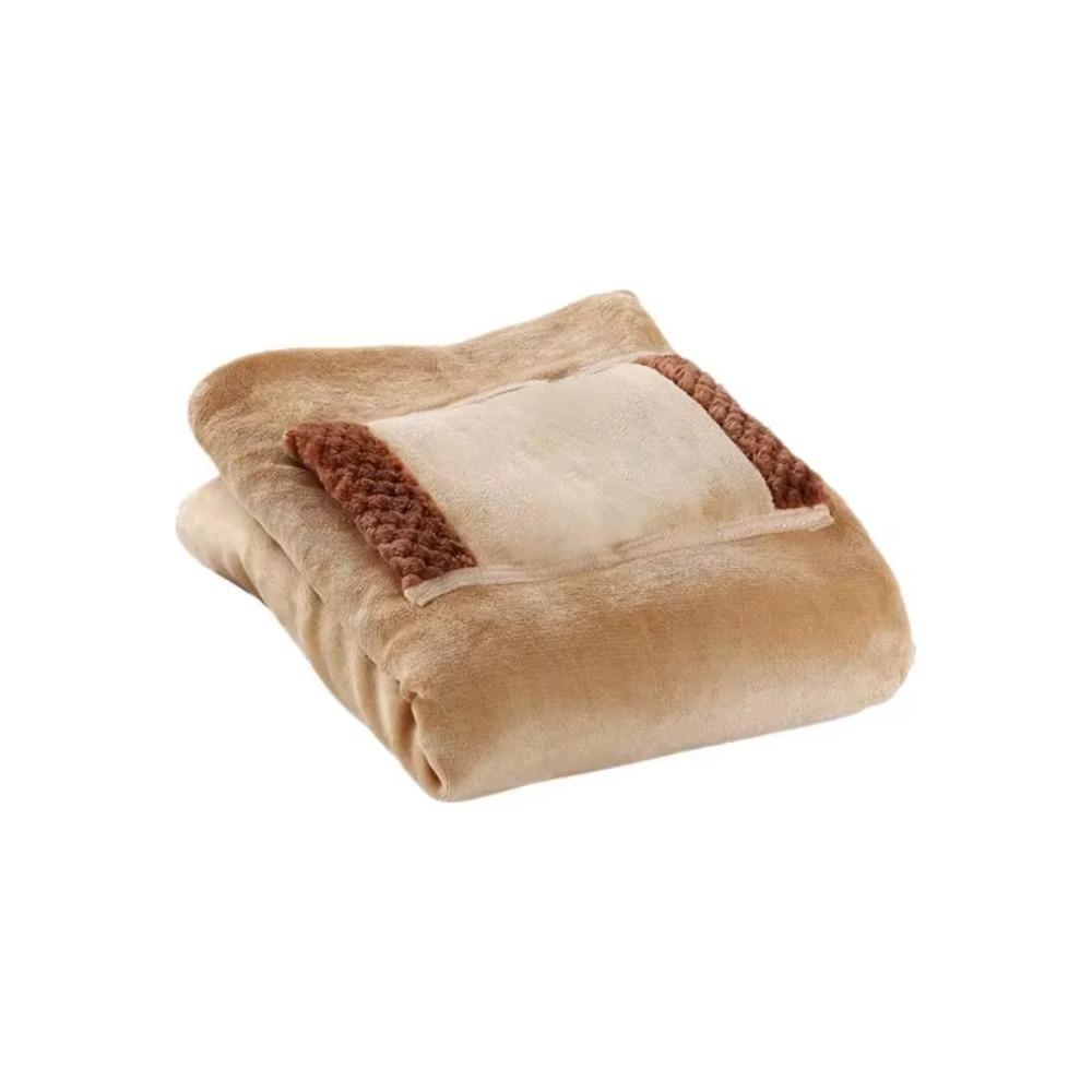 with Hand Warmer Pocket Electric Blanket USB Charging Winter Warming Blanket Knee Blanket  Office