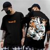 Футболка с принтом Dragon Ball Z, короткий рукав, хлопок, Сон Гоку, Веджета, унисекс, женская одежда, Харадзюку, Yk Tee, винтажная, повседневная, футболки