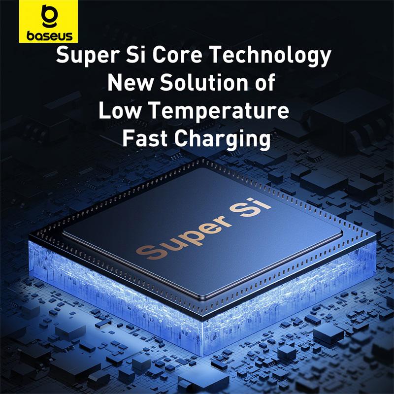 Baseus Быстрое зарядное устройство Super Si Pro C+U, 30 Вт, вилка европейского стандарта