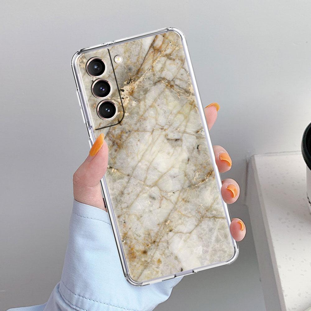 Прозрачный чехол для телефона Samsung Galaxy S21 Ultra S20 FE S10 Plus S9 S8 Note 20 10 Мягкий силиконовый чехол с роскошным мраморным узором