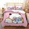 3D-принт Bubu Dudu Cartoon Bear Panda Комплект постельного белья для мальчиков и девочек Twin Queen King Size Пододеяльник Наволочка Кровать для мальчиков и взрослых