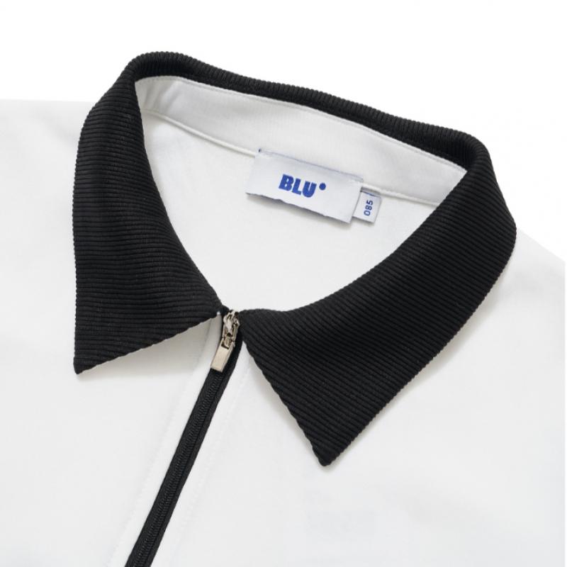 Blu Dot Базовая футболка-поло с коротким рукавом Белый