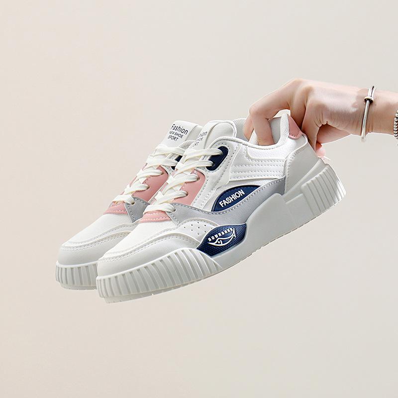 Autumn Easy Wear Shoes New Ins Female Student Raise the Bottom Sports Board Shoes Casual Shoes Fashion