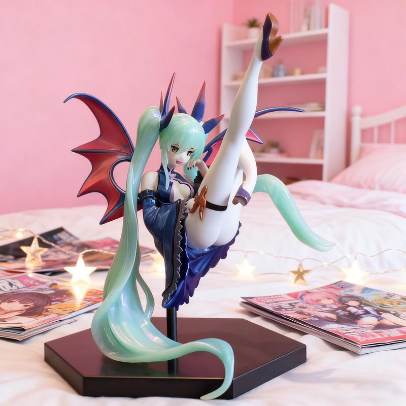 Новая Аниме Фигурка Хацунэ Мику Свет и Тьма Красивая Ангел Девушка Фигурка Действия ПВХ Коллекционная Кукла Украшения Игрушки Подарки