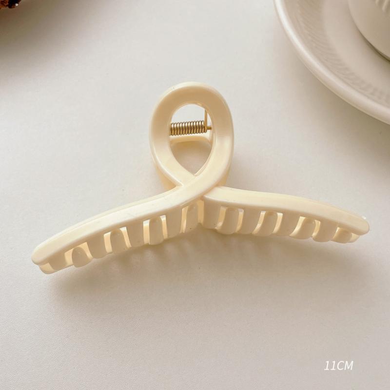 2 шт., комплект головных уборов премиум-класса, новые женские модные зажимы для волос, кофейные, черные, акриловые, большие заколки для волос, зажим для женщин, заколка, аксессуары для волос