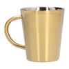 300ml Water Cup with Handle 304 Stainless Steel Heat Insulation Coffee Mug for Office HomeGold