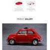 Бураго 1:24 Фиат 500L (1968) Старая Красная Литая Модель Автомобиля
