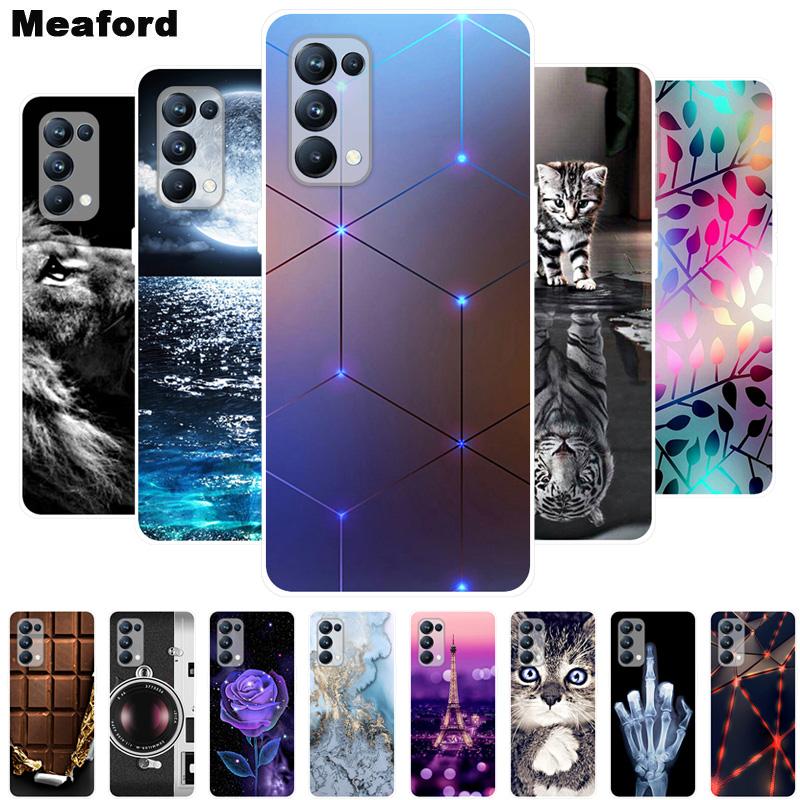 Чехол для OPPO Reno 5 Reno5 Pro 5G, мягкий силиконовый задний чехол Coque для телефона OPPO Reno 5 Pro 5G, противоударный Fundas для Reno 5