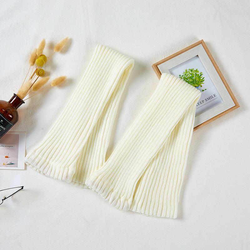 Очень длинные толстые вязаные красные шерстяные гетры 70 см для Нового года и Рождества