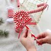 Christmas Red and White Plush Decorations Christmas Balls Walking Sticks Candy Christmas Tree Hangings Christmas INS Ornaments