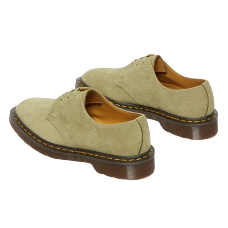 Dr. Martens Зеленые оксфордские кроссовки унисекс из нубука 1461 Made In England 27365300