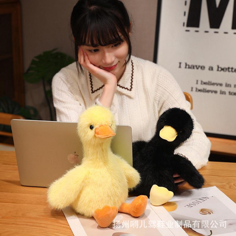 Серия Макарон Милая Плюшевая Игрушка Утка Животное Милая Мультяшная Кукла Утка Детям И Девочкам Фестиваль