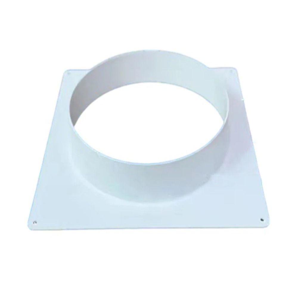 1Pcs Flange Air Vent Duct Connector Straight Ventilation Pipe Durable Air Outlet Adapter