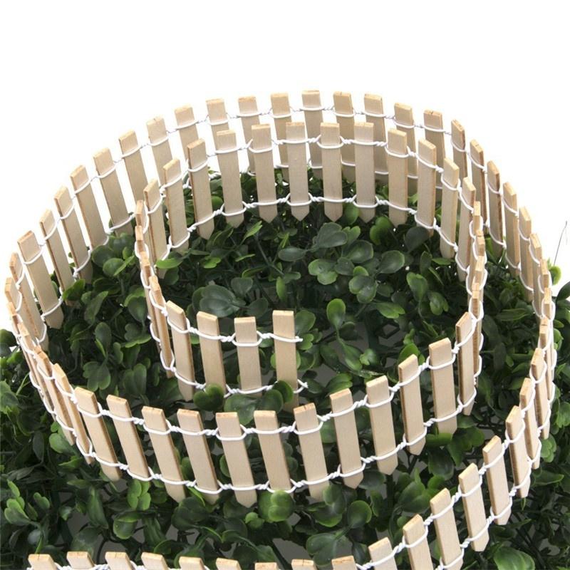 Маленький деревянный заборчик для кукольного домика своими руками, миниатюрный сказочный сад, микро-горшок для растений, украшение для газона бонсай, MIT