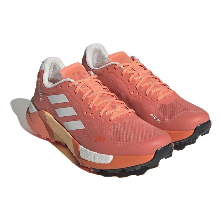 Adidas Terrex Agravic Ultra Coral Fusion Женские кроссовки Оранжевый Кристально-белый Насыщенно-оранжевый HR1136