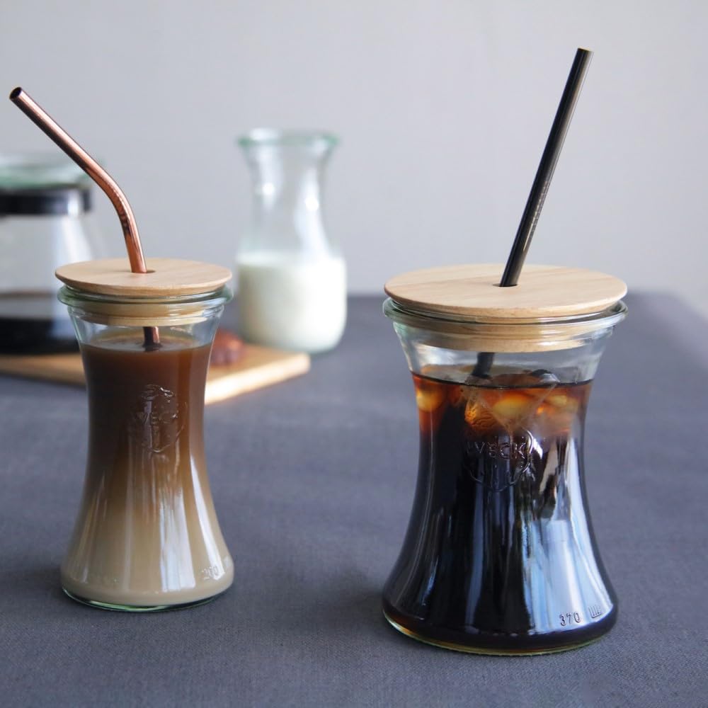 Подарочная коробка Weck, Бутылка для напитков, Деликатесы, 330 мл, с перфорированной деревянной крышкой, WE-S224