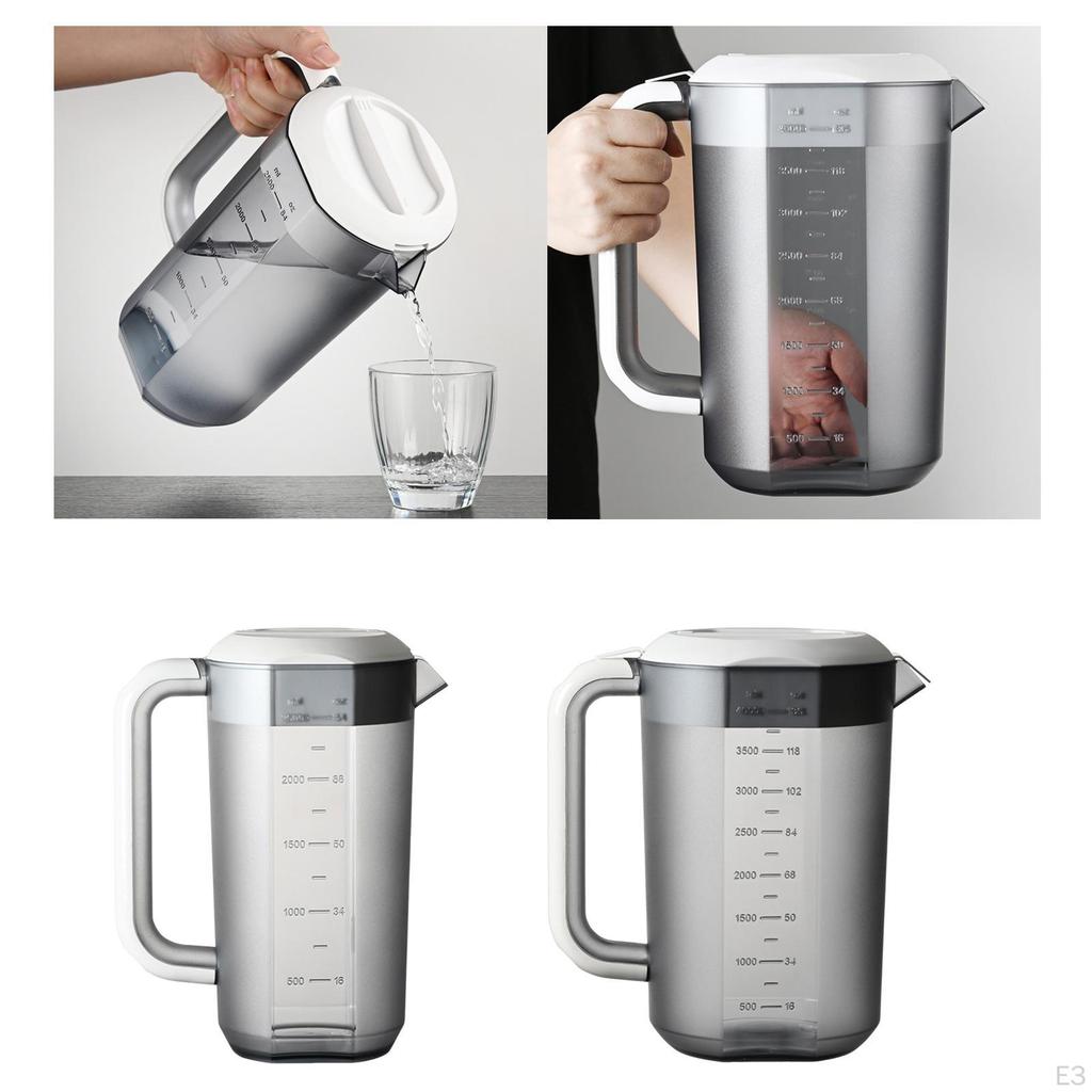 Water Pitcher Beverage Carafe Multifunctional with Spout Iced Tea Drink Container for