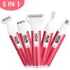 1Pc New 4-in-1 Women's Shaver USB Charging Electric Shaver Leg Hair Armpit Hair Remover Private Pubic Hair
