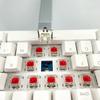 Переключатели Gateron G Red Pro Предварительно смазанные 3-контактные RGB SMD Линейные Игровые Механические Клавиатуры (72 шт., Красный)