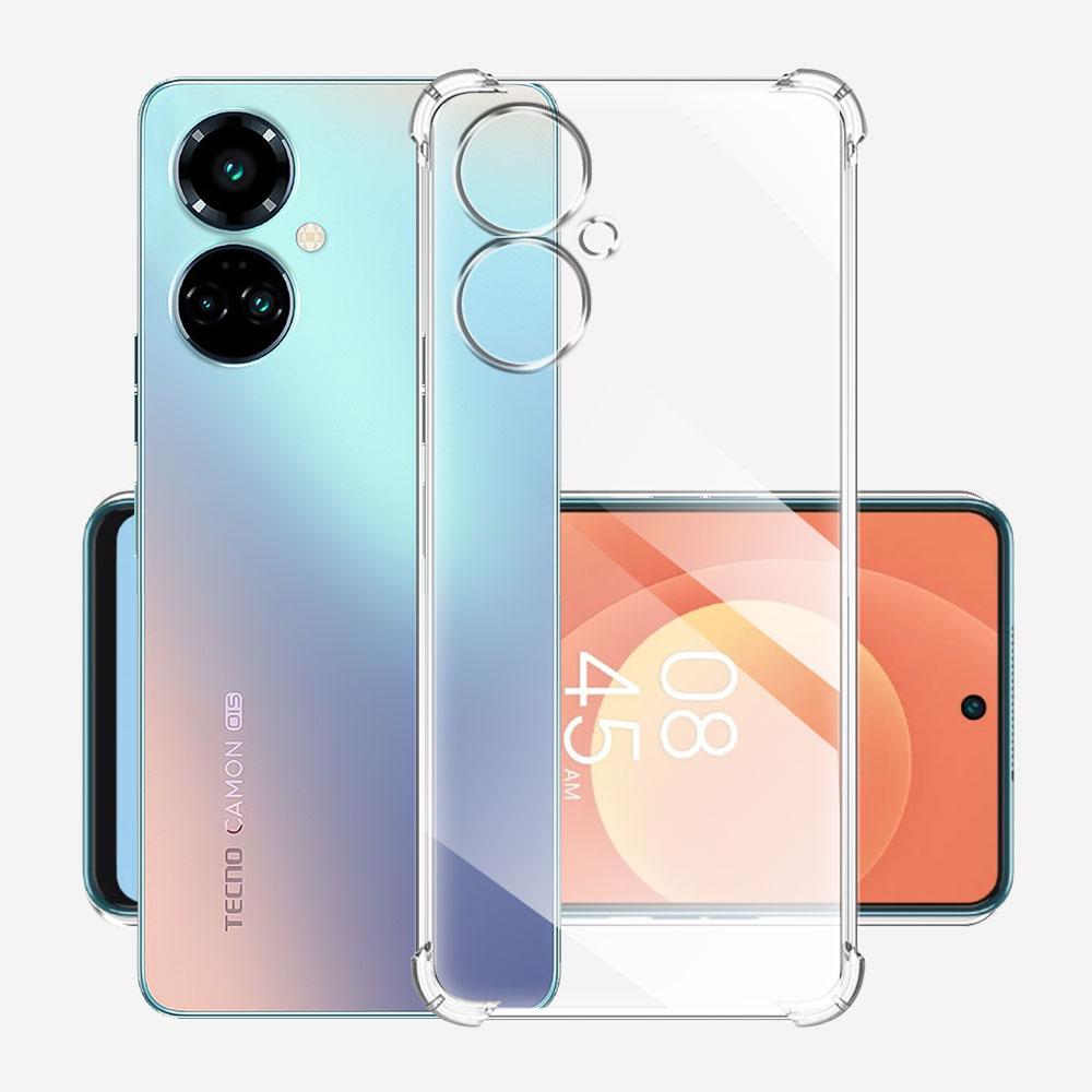 Для Tecno Camon 19 Чехол Прозрачный Противоударный Силиконовый Мягкий Чехол Для Телефона Чехол Для Camon 19 Neo Coque Для Camon 19 Pro Прозрачный Фундамент