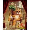 Full 5D Diy Diamond Painting Cat King Diamond Embroidery Cross Stitch Home Decor Handmade Gift