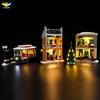 Набор светодиодной подсветки DIY для LEGO® 10308 Праздничная главная улица Зимняя деревня Праздничный город Конструктор Игрушка Украшение Аксессуары для регулируемой подсветки