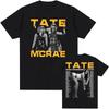 Унисекс футболки Tate McRae Miss Possessive Мировой тур 2025 Футболка с коротким рукавом Хлопок Мужские футболки Уличная одежда Футболки с графическим принтом