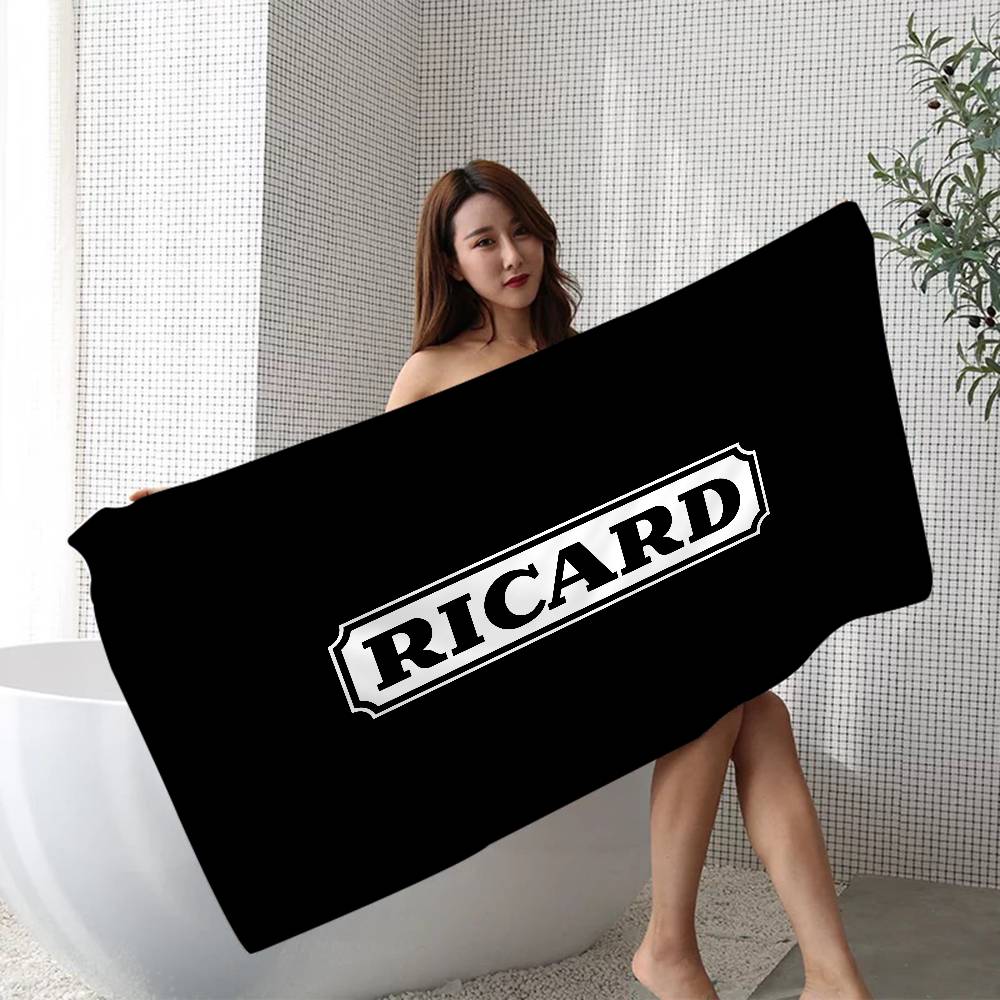 R-RicardS ЛОГОТИП Микрофибровое одеяло Быстросохнущие пляжные полотенца Большой размер Печать Супервпитывающее одеяло-полотенце для бассейна