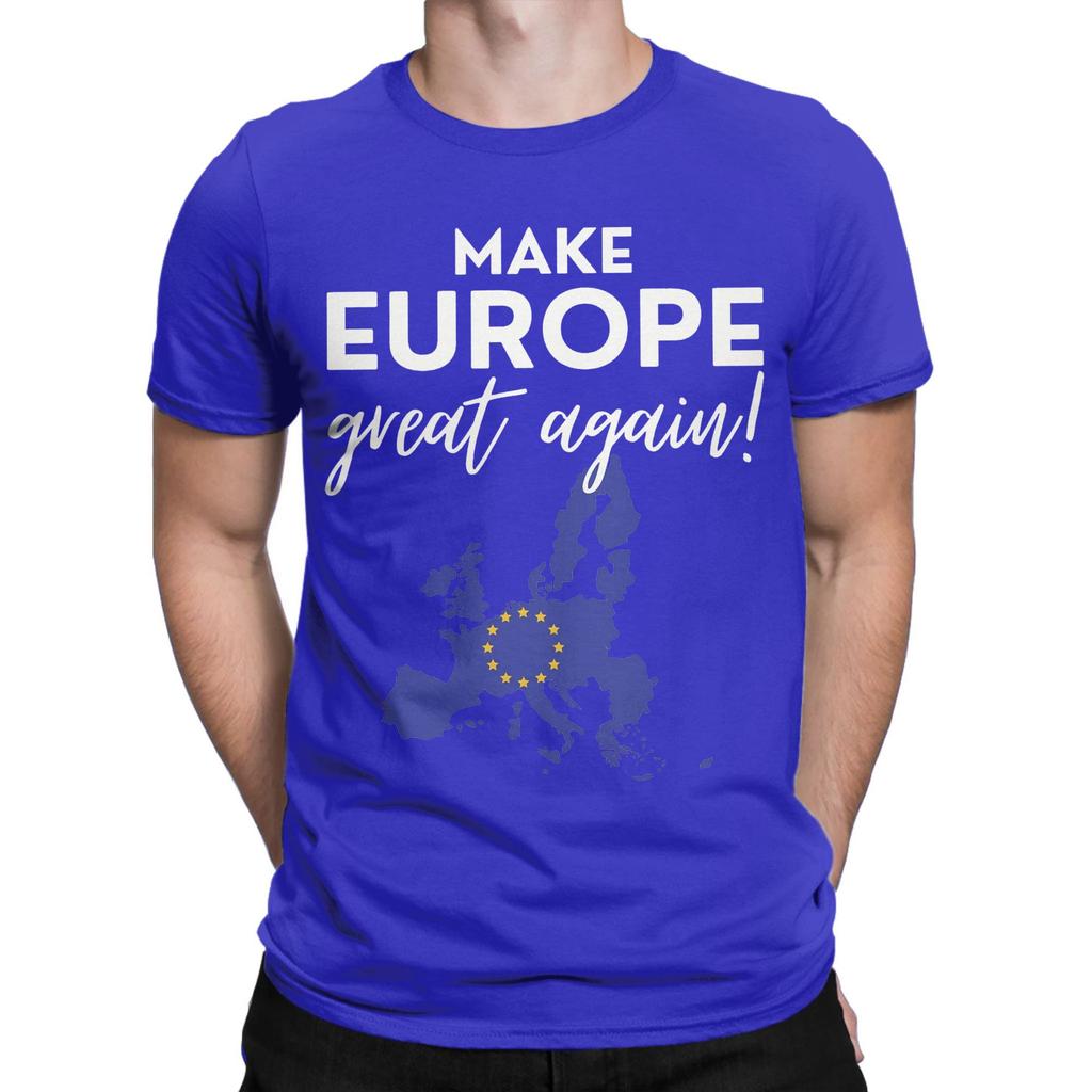 Новое поступление Make Europe Great Again футболка унисекс 100% хлопок футболка с коротким рукавом одежда
