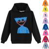 Kids 3D Hoodie Mob Game Huggy Wuggy Pullover Children Sweater