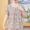 Большие размеры 3XL-8XL Летние повседневные блузки для женщин Топы Свободная винтажная одежда Оверсайз рубашка с коротким рукавом